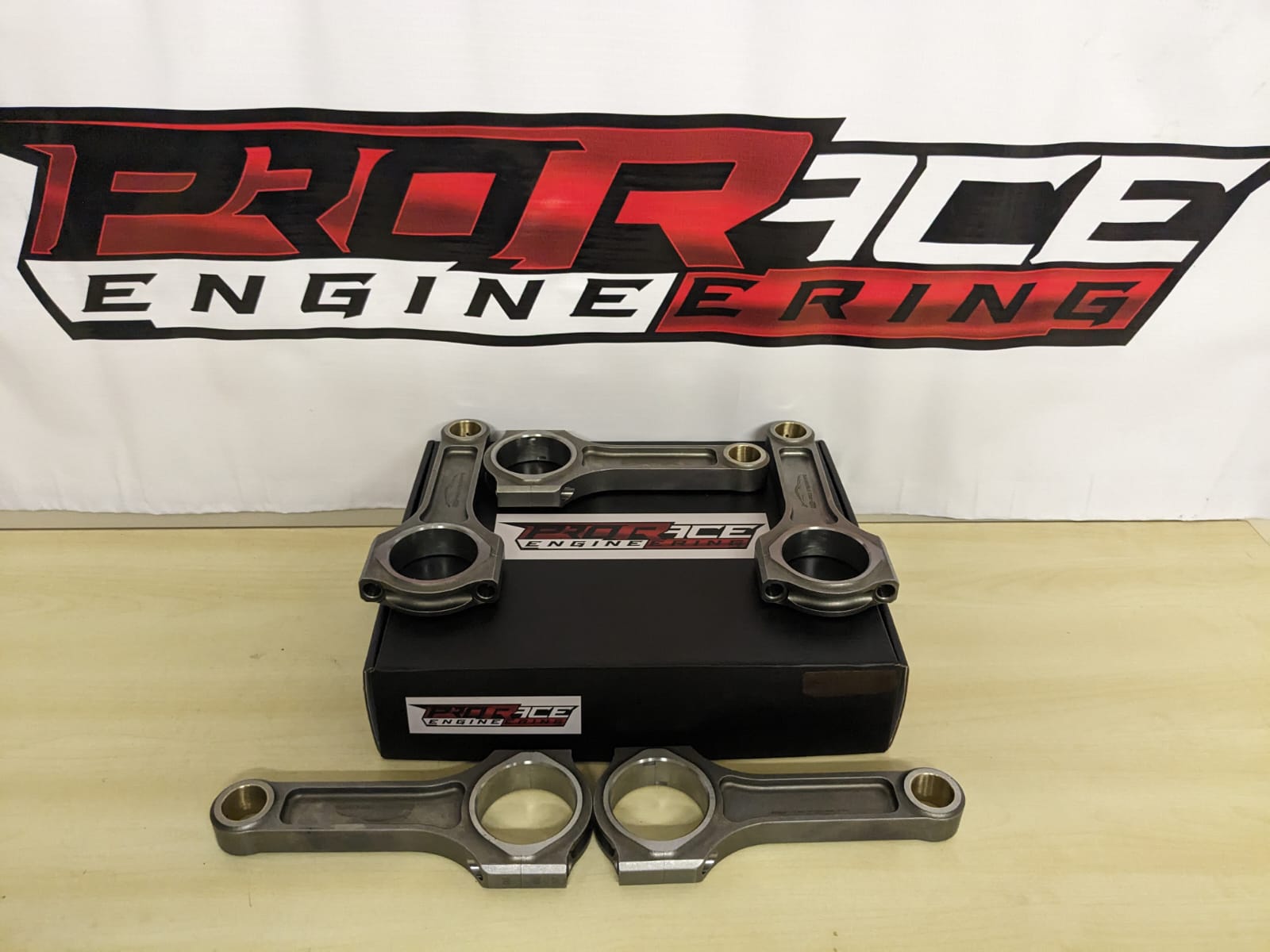 Pro-Race Engineering 144x23 VAG 2.5T 5 Cylinder I Beam Rifle Drilled Connecting Rods (NO BOLTS)