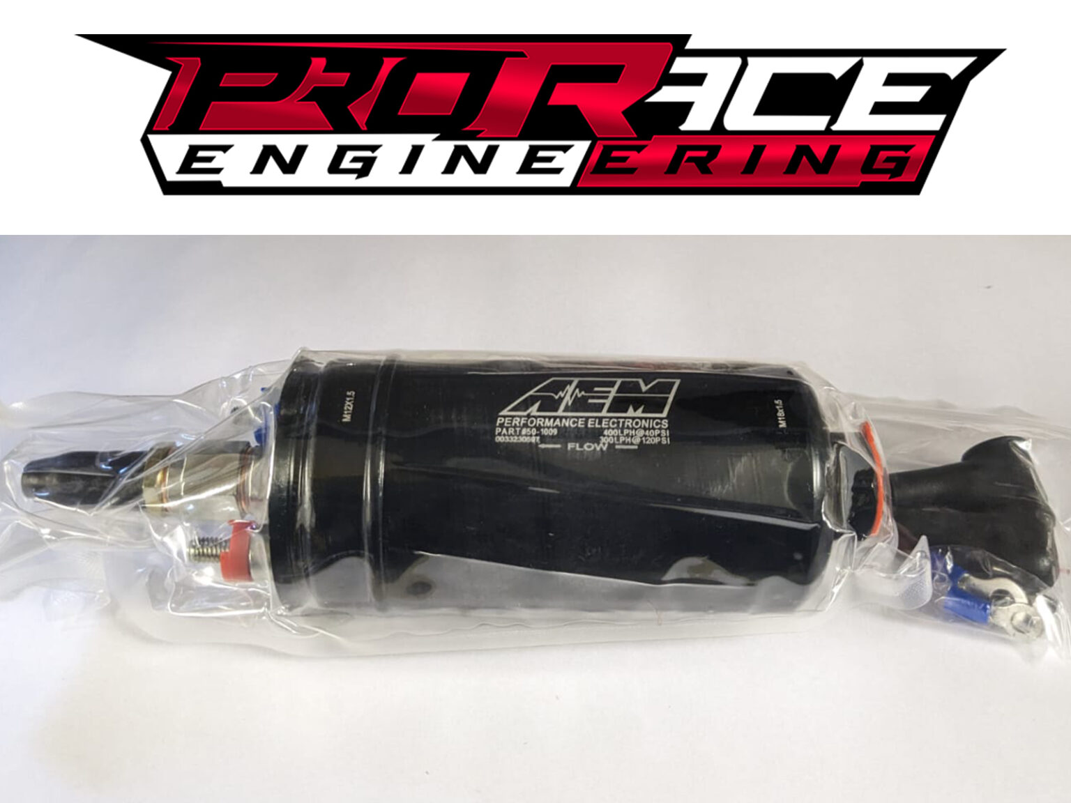 AEM 400LPH Metric Inline High Flow Fuel Pump ProRace Engineering