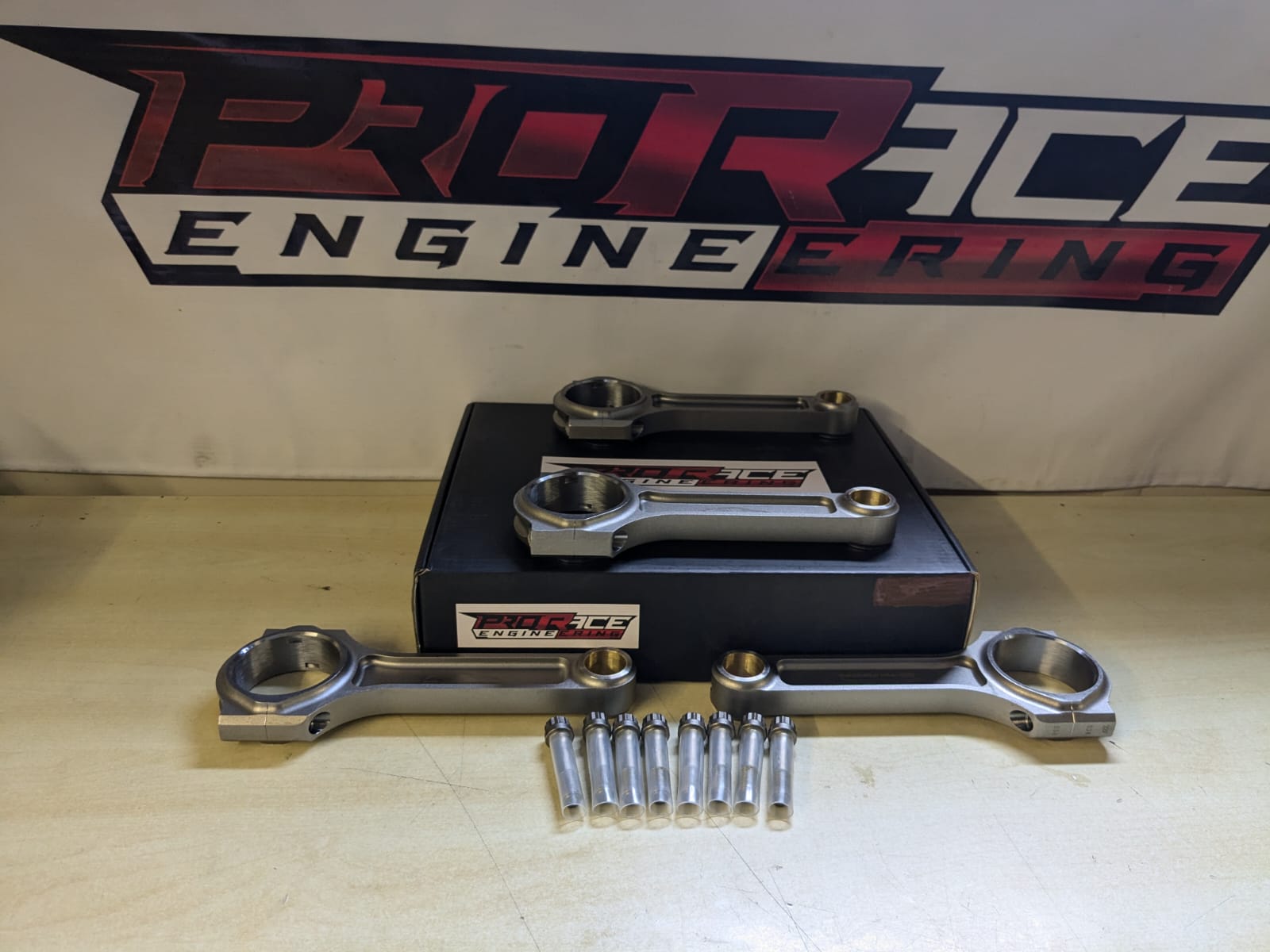 Pro-Race Engineering ABF 159x21mm I Beam Rifle Drilled Connecting Rods ...