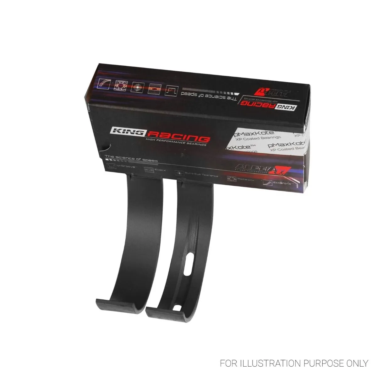 King Race Bearings XPC Main Bearings Coated STD Audi R8 5.2L V10 Lamborghini Gallardo Huracan