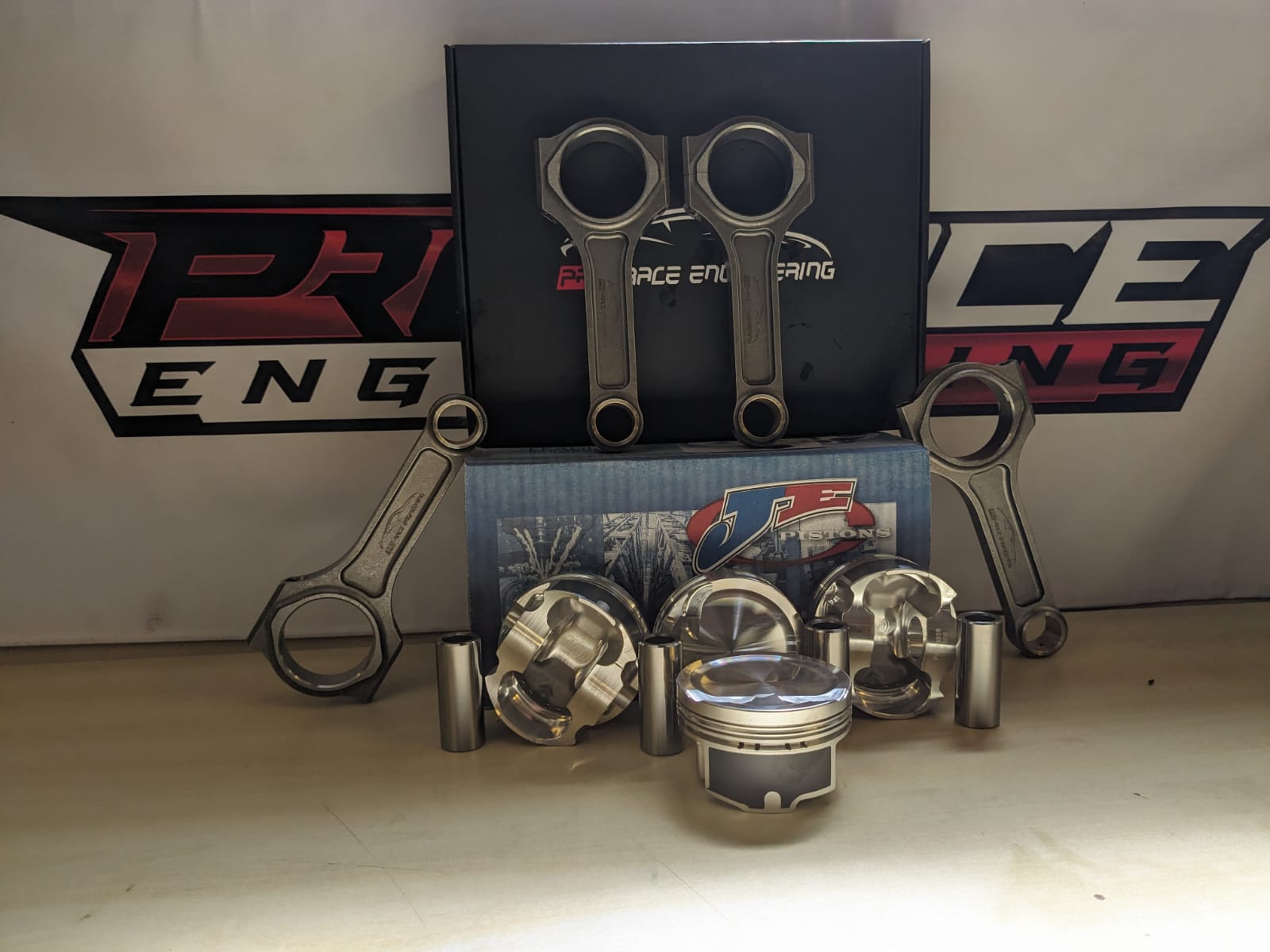 Pro Race Engineering 144x20 & JE Piston 9A Piston & Rod Combo