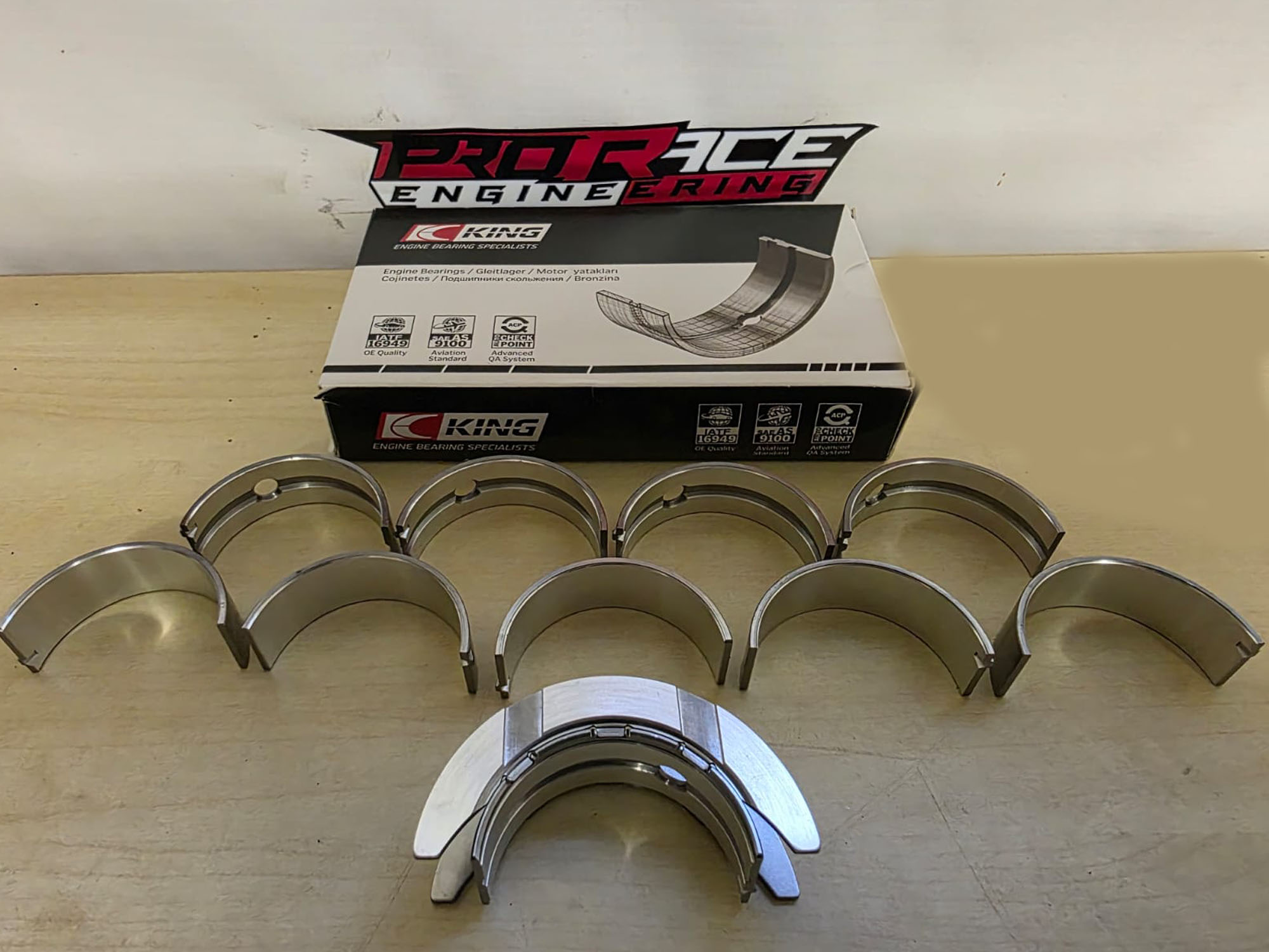 King Bearings Main Bearings for Mini Cooper S R50/R52/R53